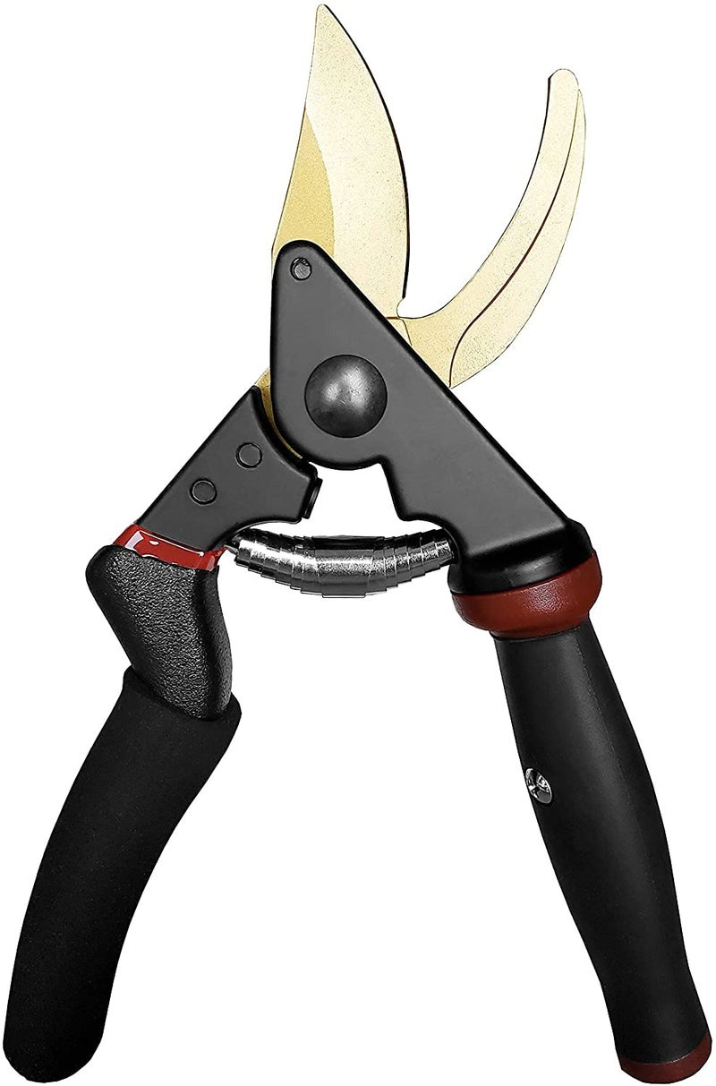 gonicc 8.5" Professional Rotating Bypass Titanium Coated Pruning Shears(GPPS-1014), Secateurs, Scissors, Pruners with Heavy Duty SK5 Blade. Soft Cushion Grip Handle for Everyone. - Image 4